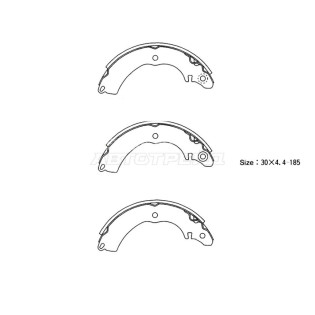 Колодки тормозные зад MITSUBISHI LANCER IX 03-/COLT 02-/COLT PLUS 02-/HONDA LEGEND 04- AKEBONO