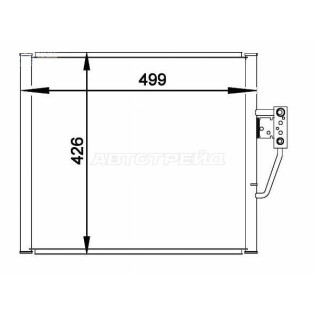 Радиатор кондиционера BMW 5-Series 95-04 / Z8 00-03 SAT
