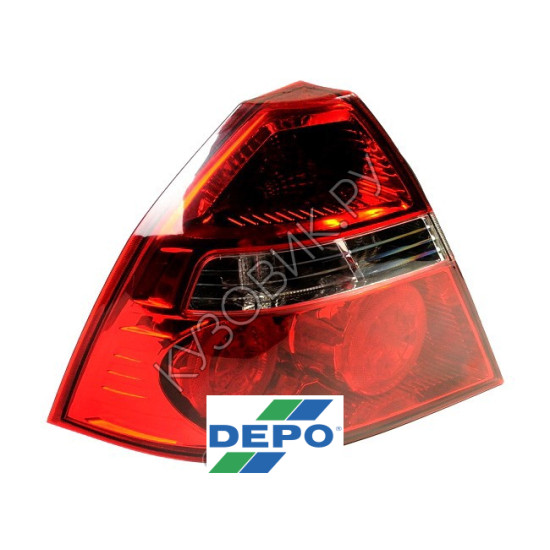 Фонарь левый задний в крыло Chevrolet Aveo T250 седан (2006-) DEPO