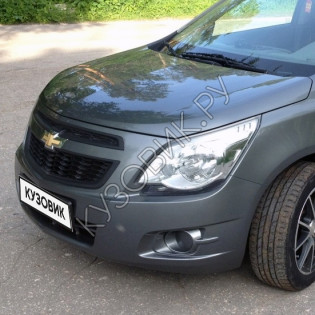 Бампер передний в цвет кузова Chevrolet Cobalt (2011-2016) GNJ - Artemis Grey - Серый