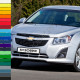 Бампер передний в цвет кузова Chevrolet Cruze (2012-2015) рестайлинг Бампер передний в цвет кузова Chevrolet Cruze (2012-2015) рестайлинг