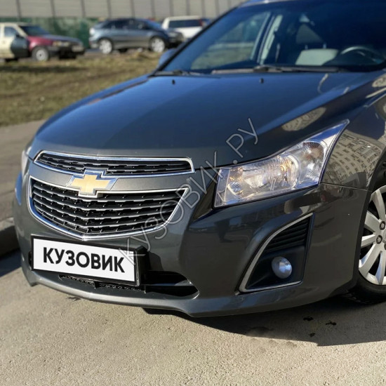 Бампер передний в цвет кузова Chevrolet Cruze (2012-2015) рестайлинг Бампер передний в цвет кузова Chevrolet Cruze (2012-2015) рестайлинг