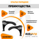 Крылья передние Chevrolet Cruze (2009-2015) c отверстием комплект 2 штуки левое + правое KUZOVIK Крылья передние Chevrolet Cruze (2009-2015) c отверстием комплект 2 штуки левое + правое KUZOVIK