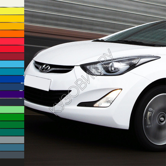Бампер передний в цвет кузова Hyundai Elantra MD (2013-2016) рестайлинг Бампер передний в цвет кузова Hyundai Elantra MD (2013-2016) рестайлинг