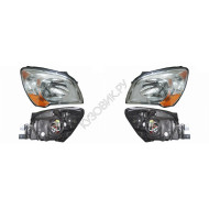 Фары Киа Спортаж Kia Sportage 2 (2009-) комплект 2 штуки левая и правая DEPO высокое качество