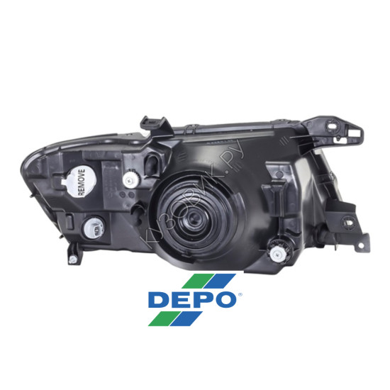 Фара левая Mitsubishi Pajero 3 (1999-2006) DEPO